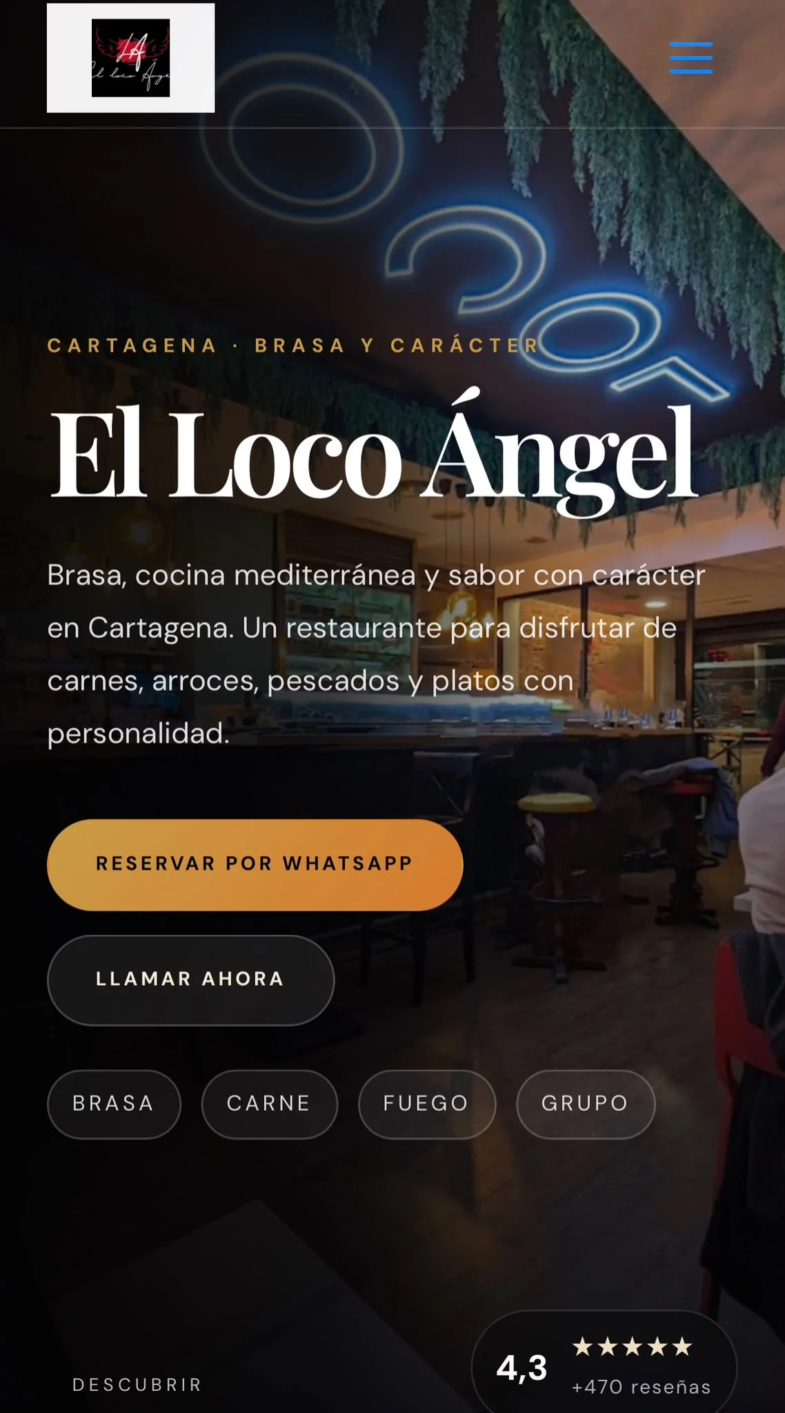 Captura móvil de El Loco Ángel